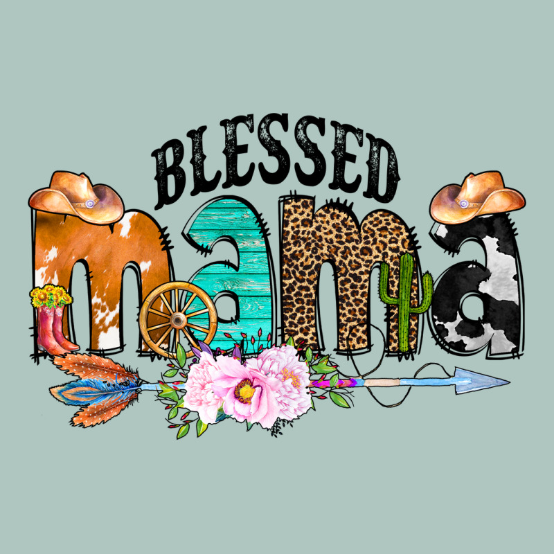 Blessed Mama Premium Sweatshirt by CowCowDesign | Teevron