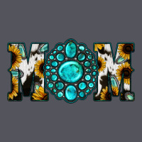 Sunflower Cowhide Turquoise Gemstone Mom Vintage Hoodie | Teevron