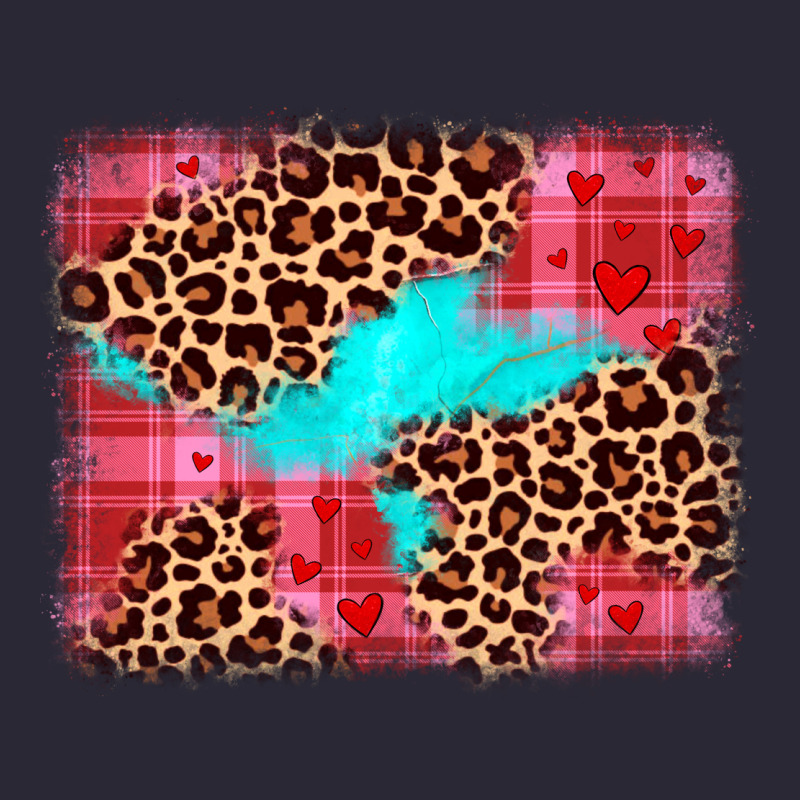 Valentine's Day Leopard Background Vintage Tee by JahusDesignShop | Teevron
