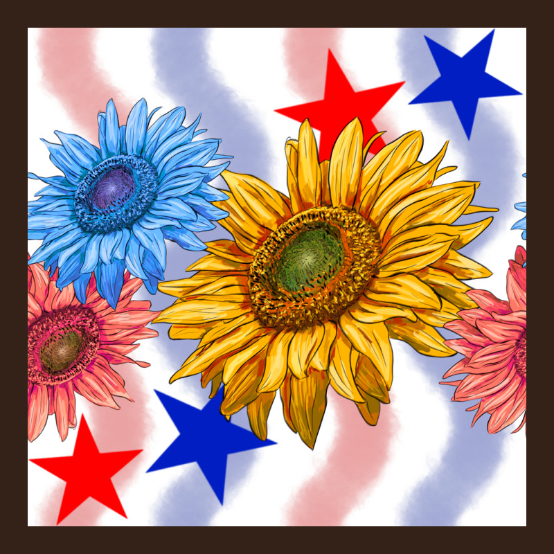 Patriotic Sunflowers Heavy Core Tee by BundleAndBundleShop | Teevron