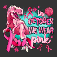 dinosaur  in october we wear pink | Teevron