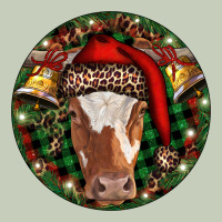 Longhorn Cow Christmas Ladies Tee | Teevron