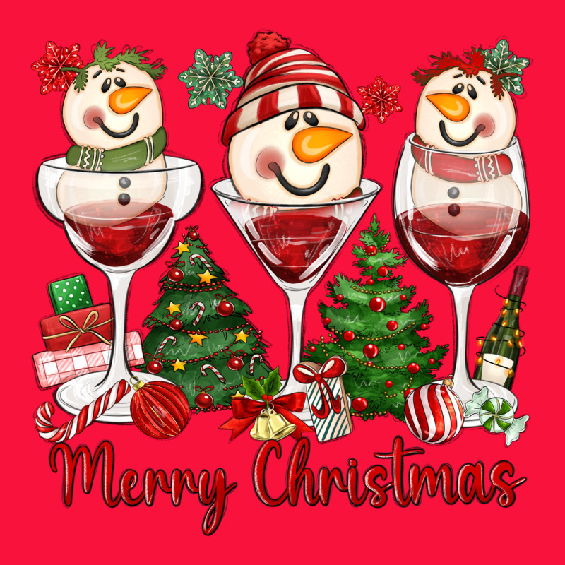 Merry Christmas Wine And Cocktails Classic Tee by MaliasSmallBusiness | Teevron