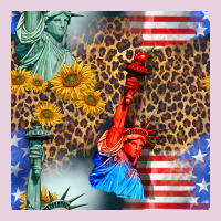 Statue Of Liberty American Flag Ladies Tee | Teevron