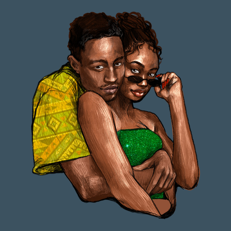 Black Couple Urban Heavy Tee by NancyCooperArtShop | Teevron