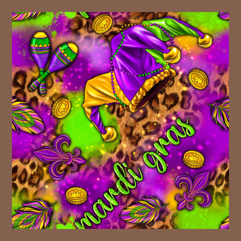 Mardi Gras And Jester Hat Seamless Pattern Zipper Hoodie by HowdyJamesFarm | Teevron