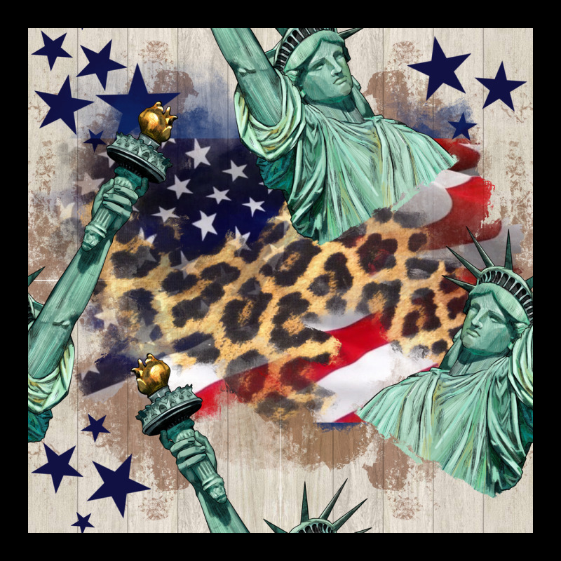 Statue Of Liberty Leopard Ladies Tee by BundleAndBundleShop | Teevron