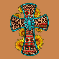 Gemstone Sunflower Leopard Cross Heavyweight Hoodie | Teevron