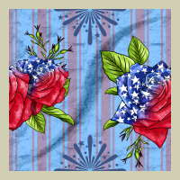 Patriotic Rose Heavy Core Tee | Teevron