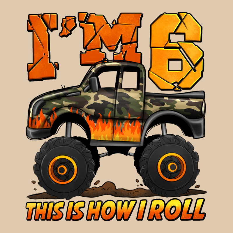 I'm Six This Is How I Roll Monster Truck Birthday Heavyweight Sweatshirt by Jasminsmagicworld | Teevron