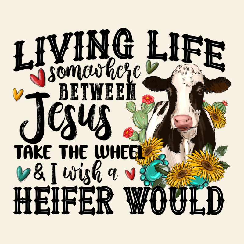 Living Life Somewhere Between Jesus Take The Wheel Vintage Tee by MaliasSmallBusiness | Teevron
