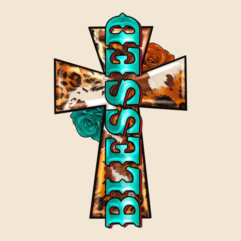 Blessed Cross Premium Tee by BarkalooDesign | Teevron