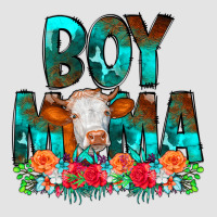 Boy Mama Flowers Cow Premium Sweatshirt | Teevron