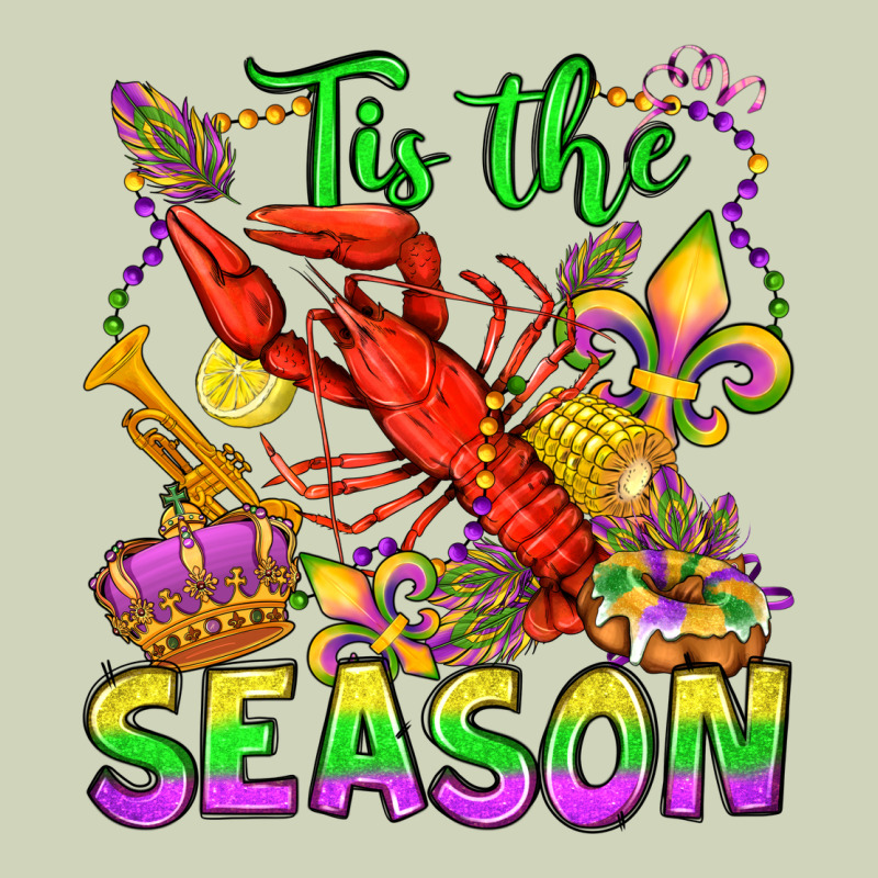 Tis The Season Mardi Gras Olivia Heavyweight Hoodie by OliviaCreatesArt | Teevron