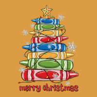 Crayons Tree Christmas Urban Heavy Tee | Teevron