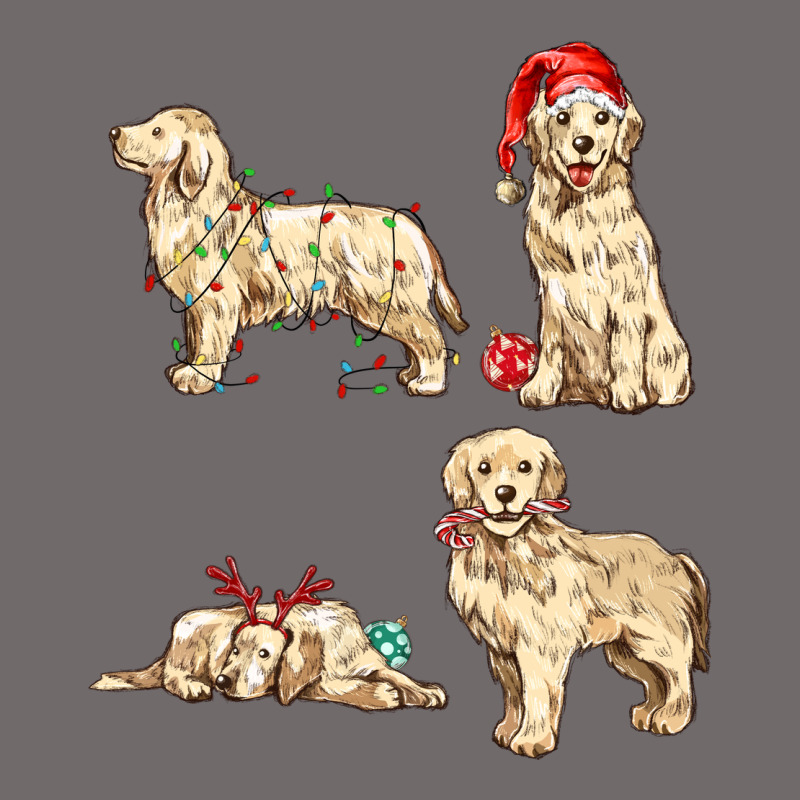 Christmas Dogs Urban Heavy Tee by MaliasSmallBusiness | Teevron