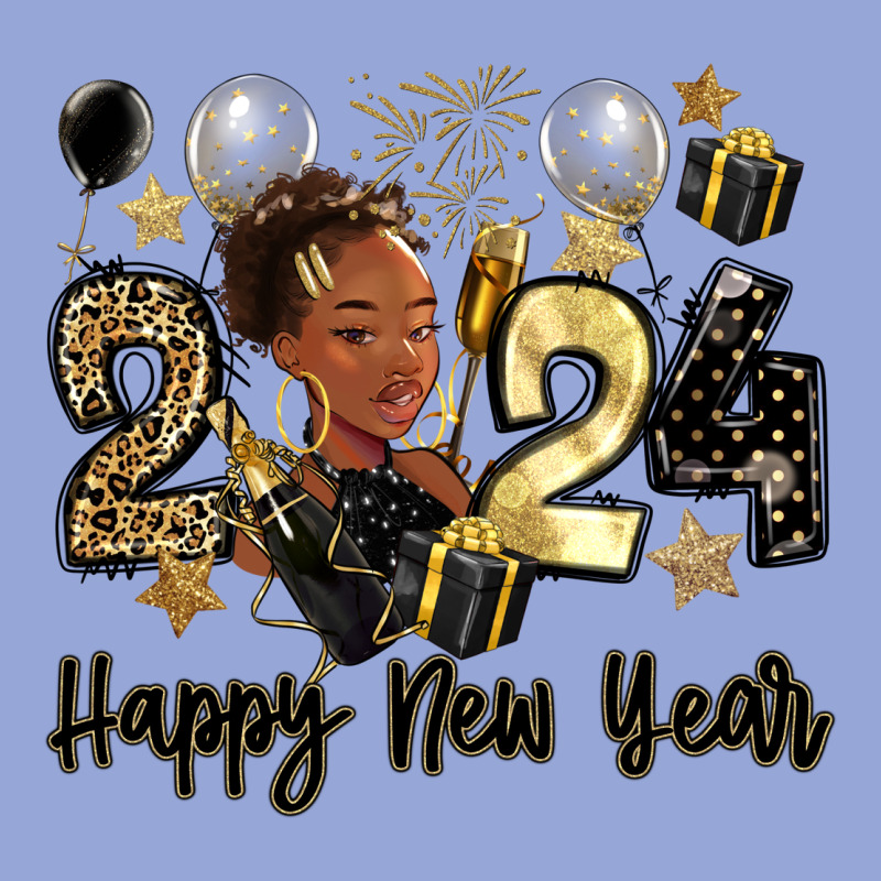 2024 Happy New Year Black Woman Classic Tee by MaliasSmallBusiness | Teevron
