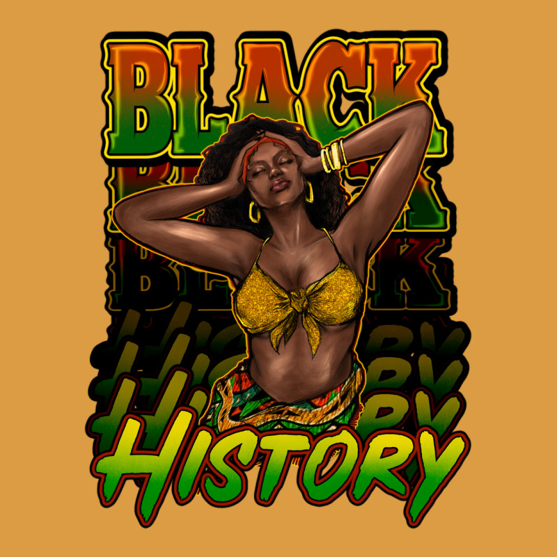 Black History Afro Woman Urban Heavy Tee by NancyCooperArtShop | Teevron