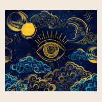 Evil Eye Moon Zipper Hoodie | Teevron