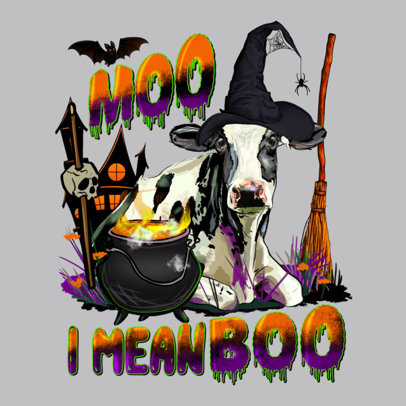 Moo I Mean Boo Holstein Cow Long Sleeve Tee by LillyAllenDesigns | Teevron