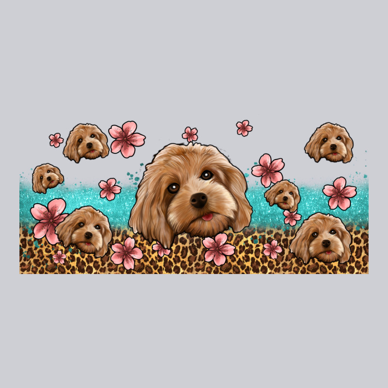Floral Cockapoo Heavyweight Sweatshirt by Jasminsmagicworld | Teevron