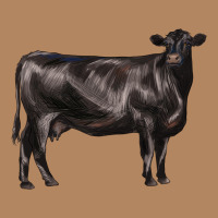 Black Angus Cow Long Sleeve Tee | Teevron