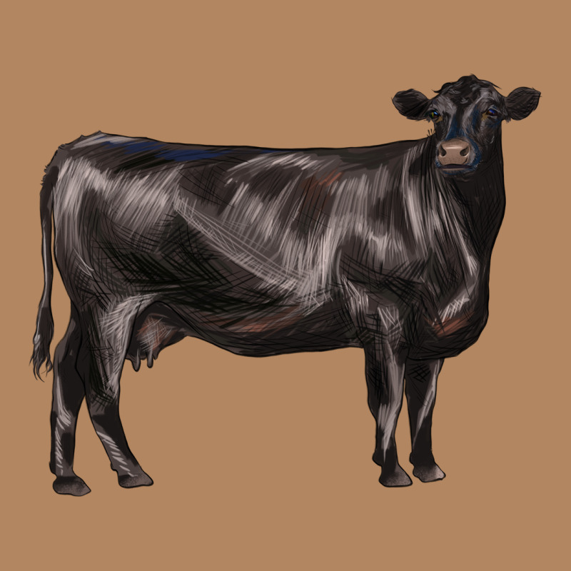 Black Angus Cow Long Sleeve Tee by LillyAllenDesigns | Teevron