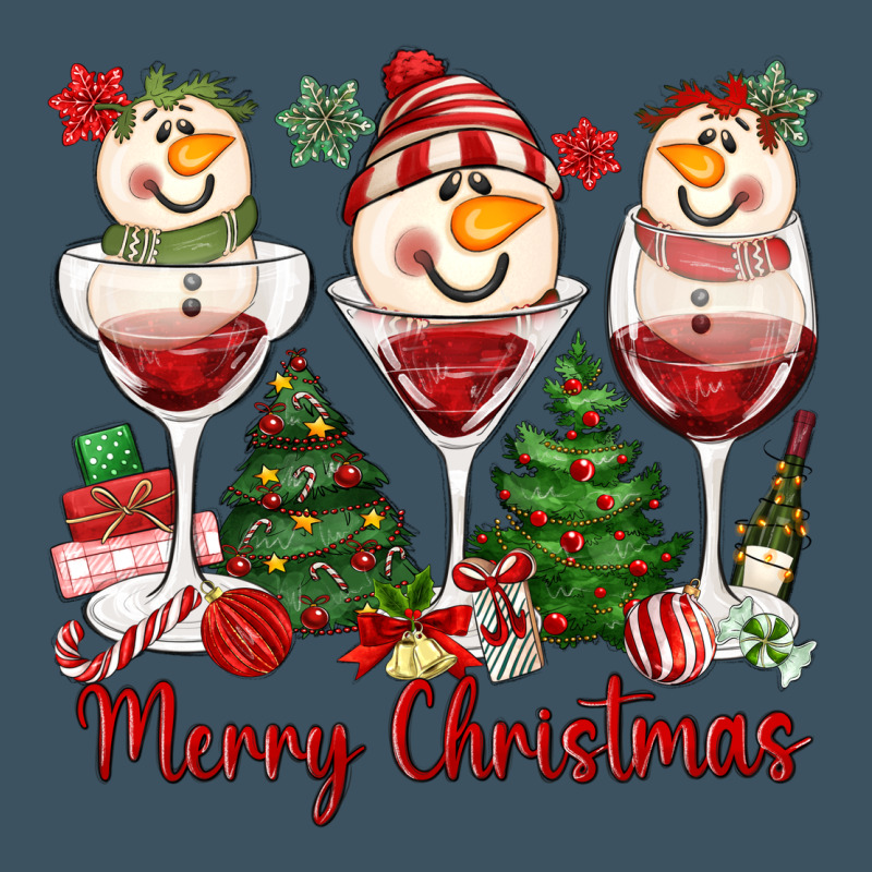Merry Christmas Wine And Cocktails Urban Heavy Tee by MaliasSmallBusiness | Teevron