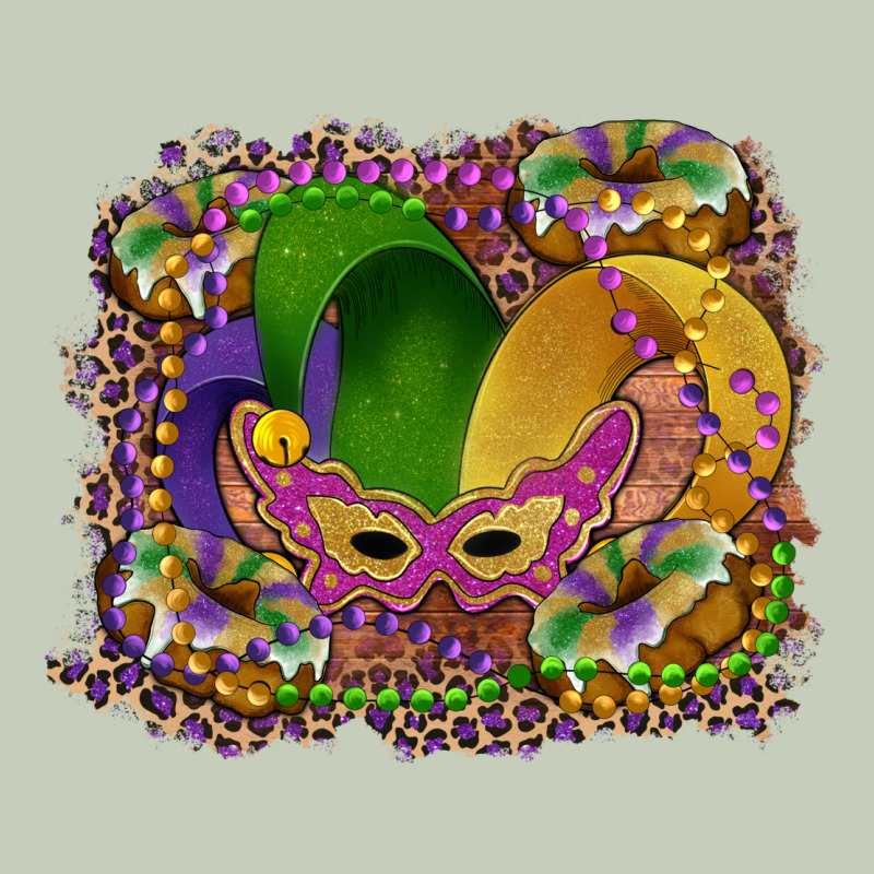 Mardi Gras Mask King Cake Long Sleeve Tee by RanaPortraitStore | Teevron
