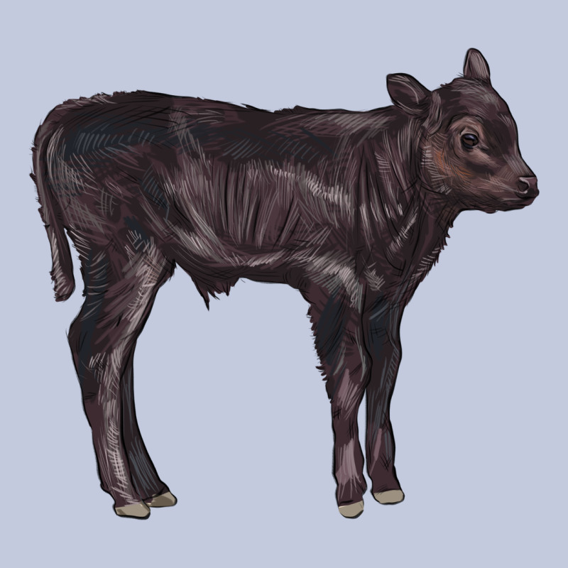 Black Angus Calf Illustrations Long Sleeve Tee by LillyAllenDesigns | Teevron