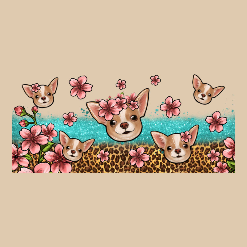 Floral Chihuahua Dogs Heavyweight Sweatshirt by Jasminsmagicworld | Teevron