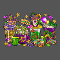 Mardi Gras Coffee Cups Zipper Hoodie | Teevron