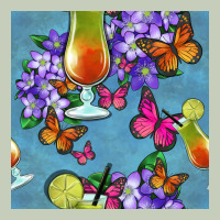 Butterfly Cocktail Ladies Tee | Teevron