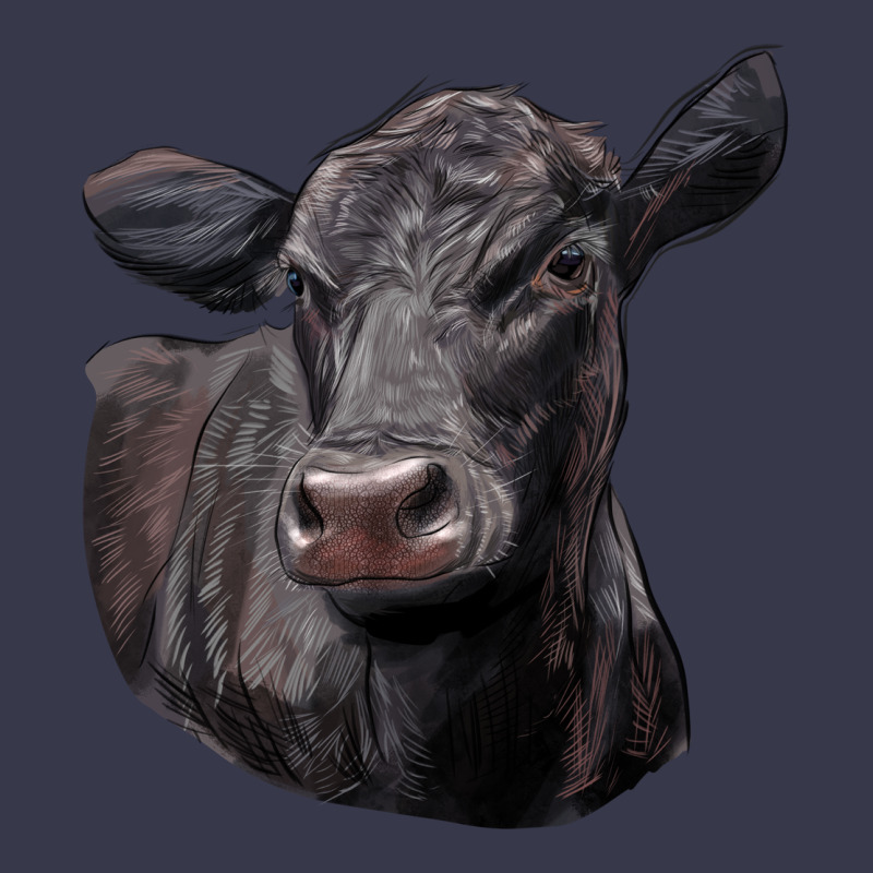 Black Angus Cow Illustrations Long Sleeve Tee by LillyAllenDesigns | Teevron