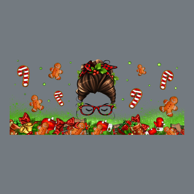 Christmas Mama Messy Bun Heavyweight Sweatshirt by Jasminsmagicworld | Teevron