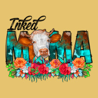 Inked Mama Flowers Cow Premium Sweatshirt | Teevron