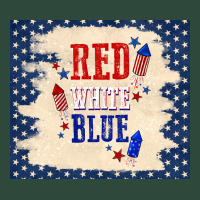 Red White Blue Zipper Hoodie | Teevron