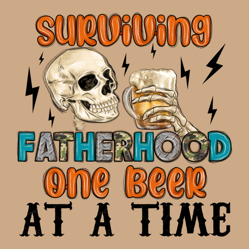 Surviving Fatherhood One Beer At A Time Vintage Hoodie by MaliasSmallBusiness | Teevron