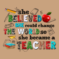 She Believed She Could Change The World So She Bec Vintage Tee | Teevron