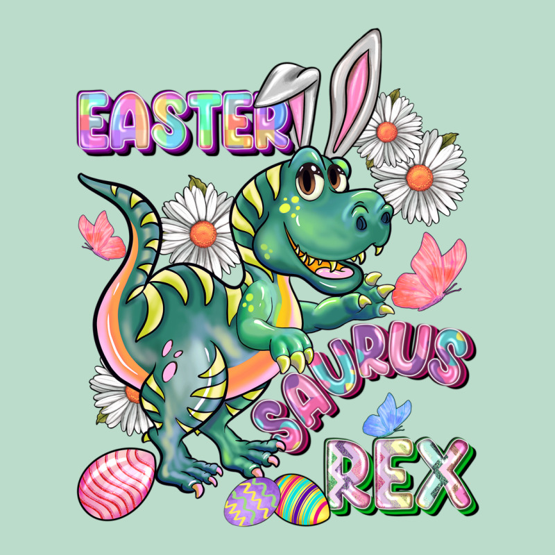 Easter Saurus Rex Easter Day Premium Hoodie by CowGirlArtShop | Teevron