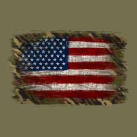 Camouflage Usa Flag Background Vintage Hoodie | Teevron