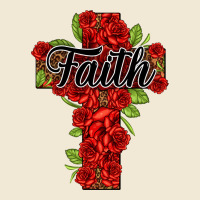 Faith Floral Cross Premium Tee | Teevron