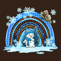 Winter   Rainbow And Snowman Heavy Core Tee | Teevron