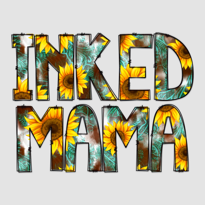 Inked Mama Flowers Premium Sweatshirt by CowCowDesign | Teevron