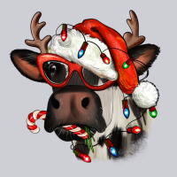 Christmas Cow With Antlers Heavyweight Sweatshirt | Teevron