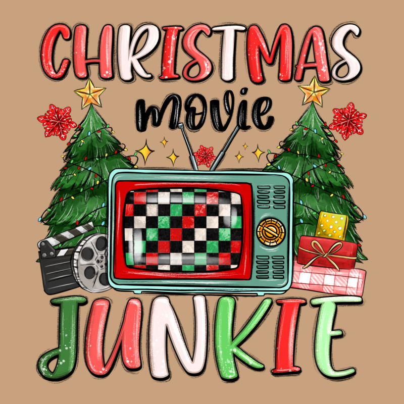 Christmas Movie Junkie Vintage Tee by MaliasSmallBusiness | Teevron