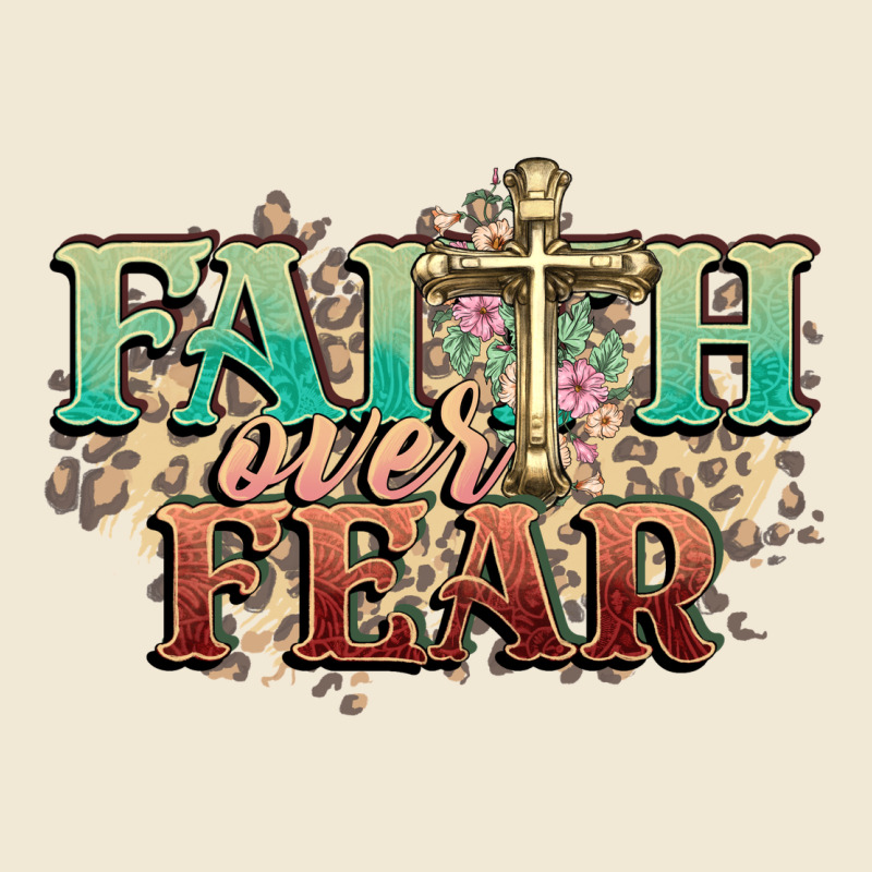 Faith Over Fear Cross Premium Tee by NancyCooperArtShop | Teevron