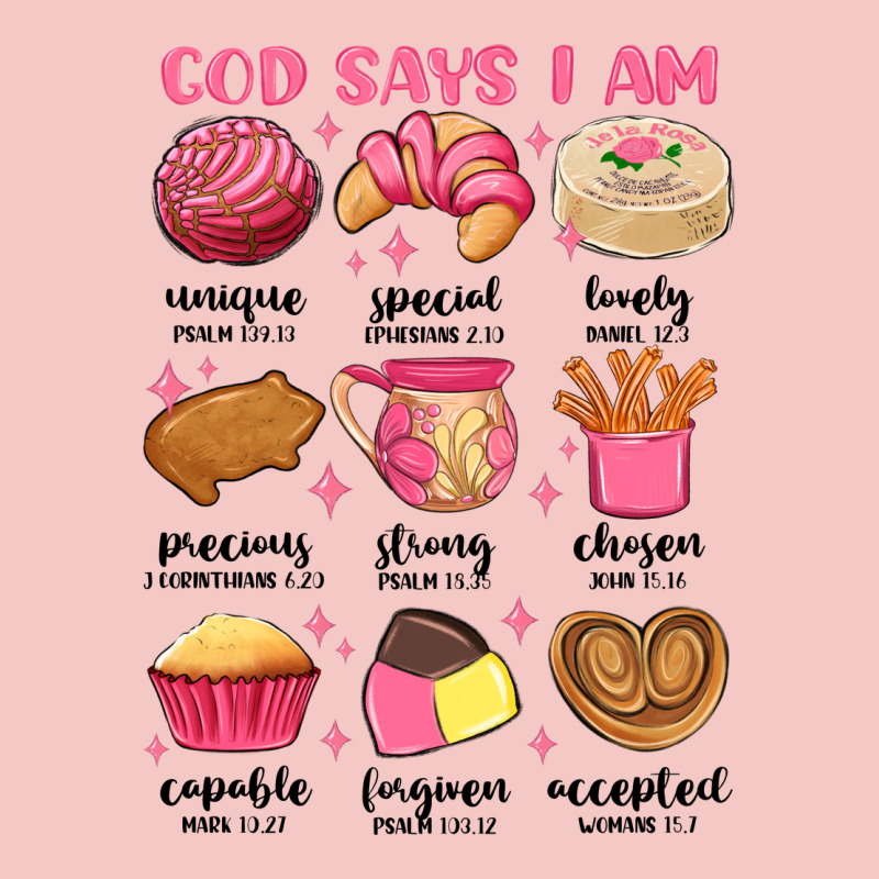God Says I Am Mexican Pan Dulce Urban Heavy Tee by MaliasSmallBusiness | Teevron