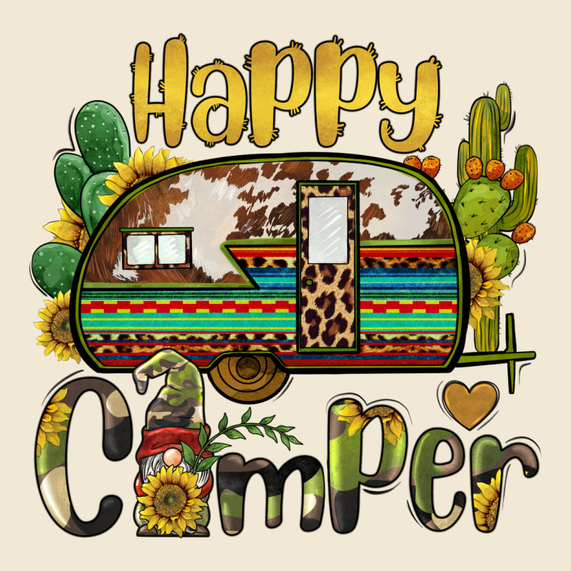 Happy Camper Caravan And Gnome Premium Tee by BarkalooDesign | Teevron