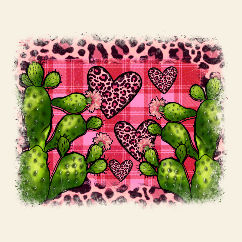 Valentine's Day Cactus Background Vintage Tee by JahusDesignShop | Teevron